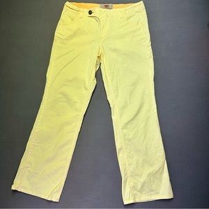 Route 66 Original Clothing Company Yellow Cotton & Spandex Pants Women’s Size 8